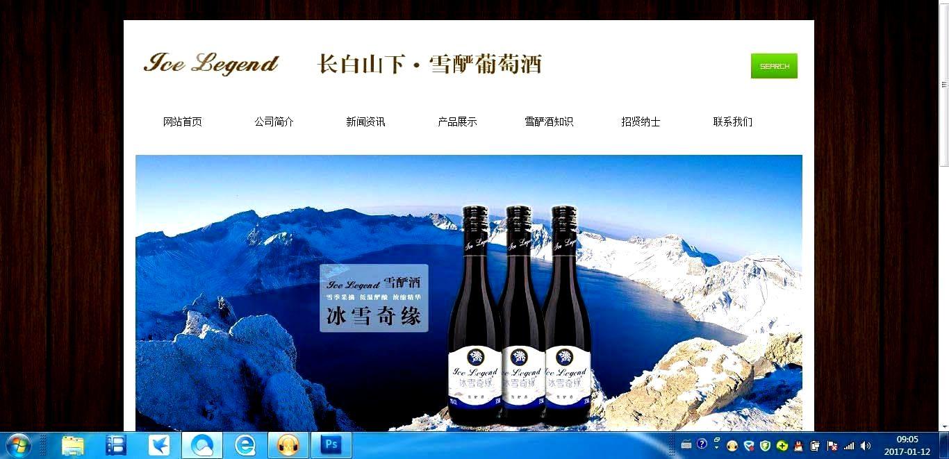 中国雪酽酒官网建设；淘宝企业店装修；电商推广全案策划